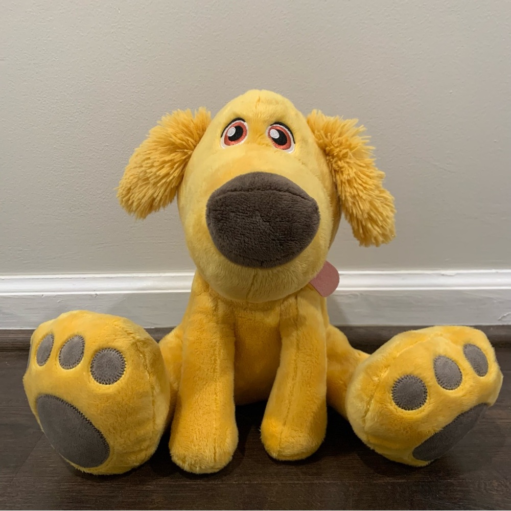 Disney Parks Pixar Up Dug Big Feet Plush Toy